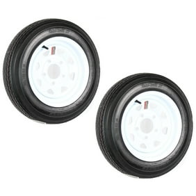 4 Lug Wheel Galvanized Spoke Trailer Tire On Rim 5.30-12 530-12 5.30X12 12 in